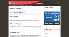 Desktop Screenshot of dbtutorials.com